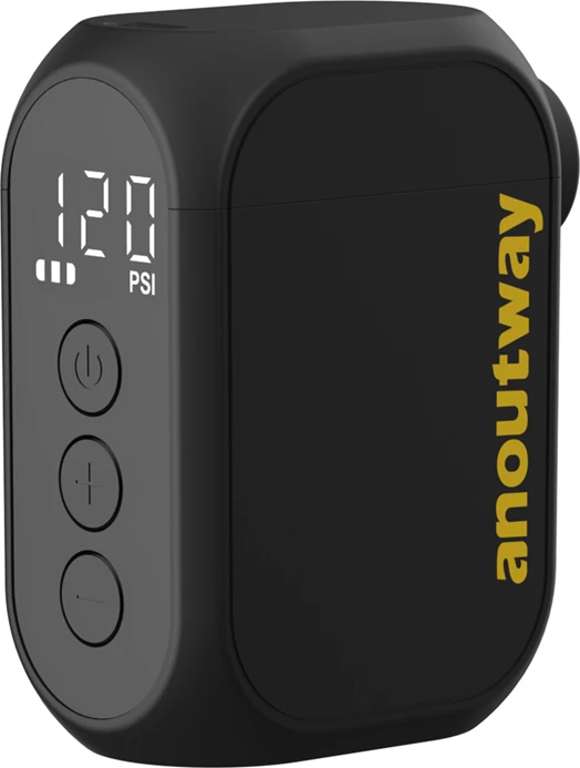 Pompë mini elektrike për biçikletë Cycplus AS210 PRO AT1 PRO, 120 PSI, 450 mAh, IPX6, e zezë, set 7 copë