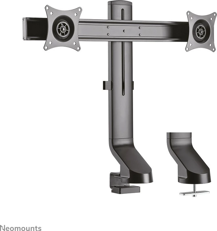 Mbajtës tavoline Neomounts FPMA-D860DBLACK, 2 ekrane, 27", i zi
