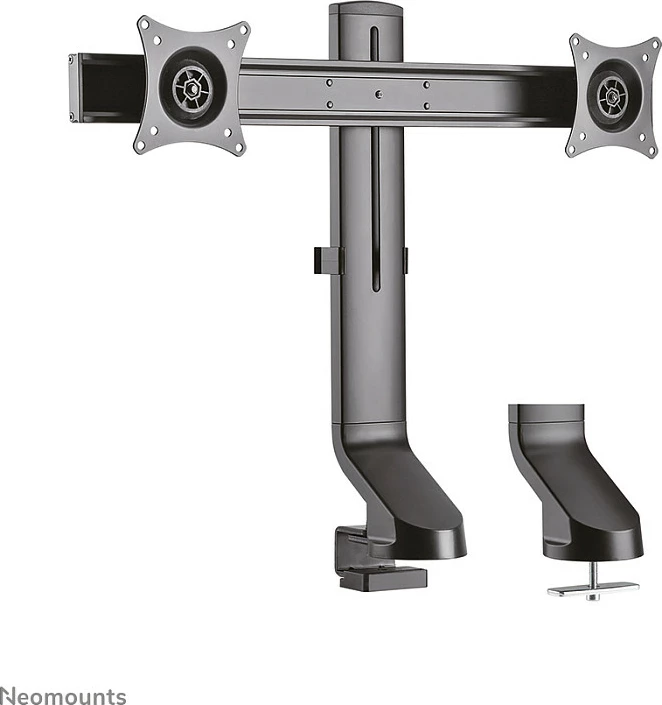 Mbajtës tavoline Neomounts FPMA-D860DBLACK, 2 ekrane, 27", i zi