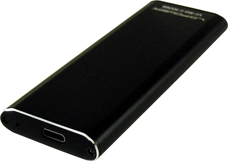 Kasë LC-Power LC-M2-C-NVME për SSD M.2 NVMe, USB Type-C, e zezë