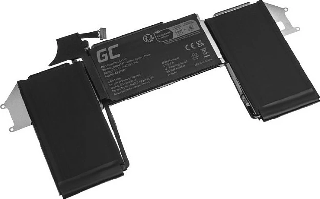 Bateri laptopi Green Cell A1965 për Apple MacBook Air 13 A1932/A2179 (2018-2020), e zezë