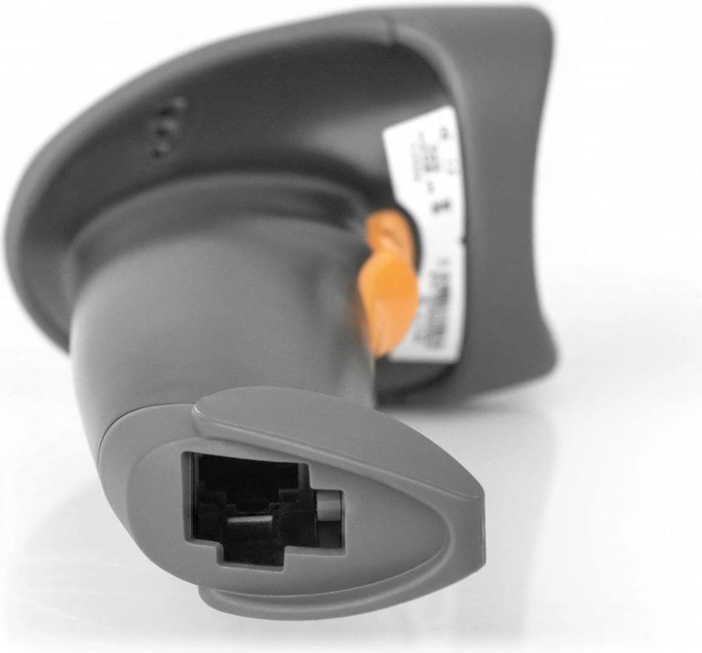 Skaner barkodësh Digitus DA-81003, Bluetooth, 1D/2D, QR Code, i zi, me mbajtëse