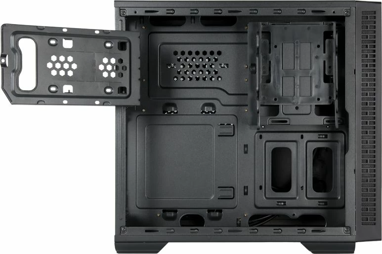 Kasë Chieftec UK-02B-OP ATX/Micro-ATX/Mini-ITX, USB Type-C, pa furnizim rryme, e zezë