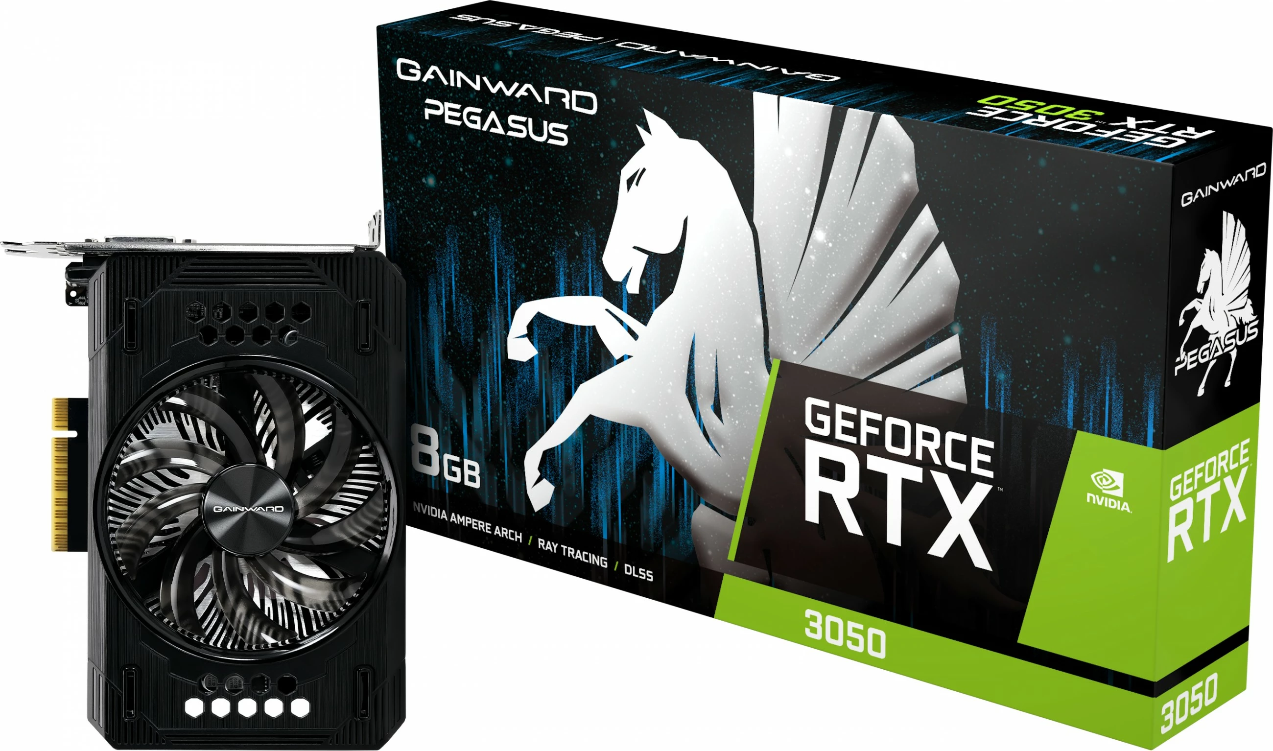 Kartelë grafike Gainward GeForce RTX 3050 PEGASUS 8GB GDDR6 e zezë