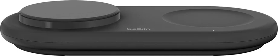 Mbushës wireless 2-në-1 Belkin WIZ021VFBK, Qi2, 15 W, i zi