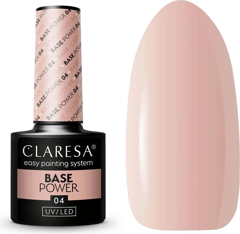 Bazë hibride për thonj Claresa Base Power Hybrid Base 04 për femra, 5g