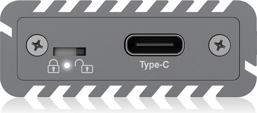 Kasë SSD ICY BOX IB-1817M-C31, M.2, PCI Express 3.0, 10 Gbit/s, USB lidhje, Gri