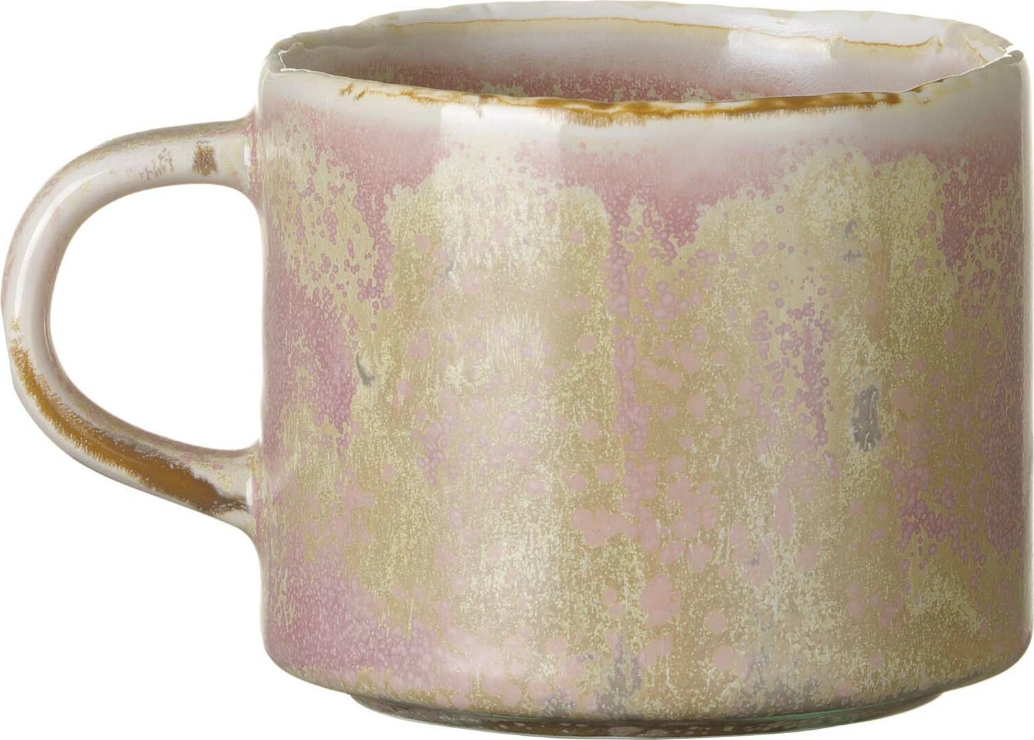 Filxhan cappuccino Fine Dine Rosa 200 ml porcelan, set 3 copë, rozë