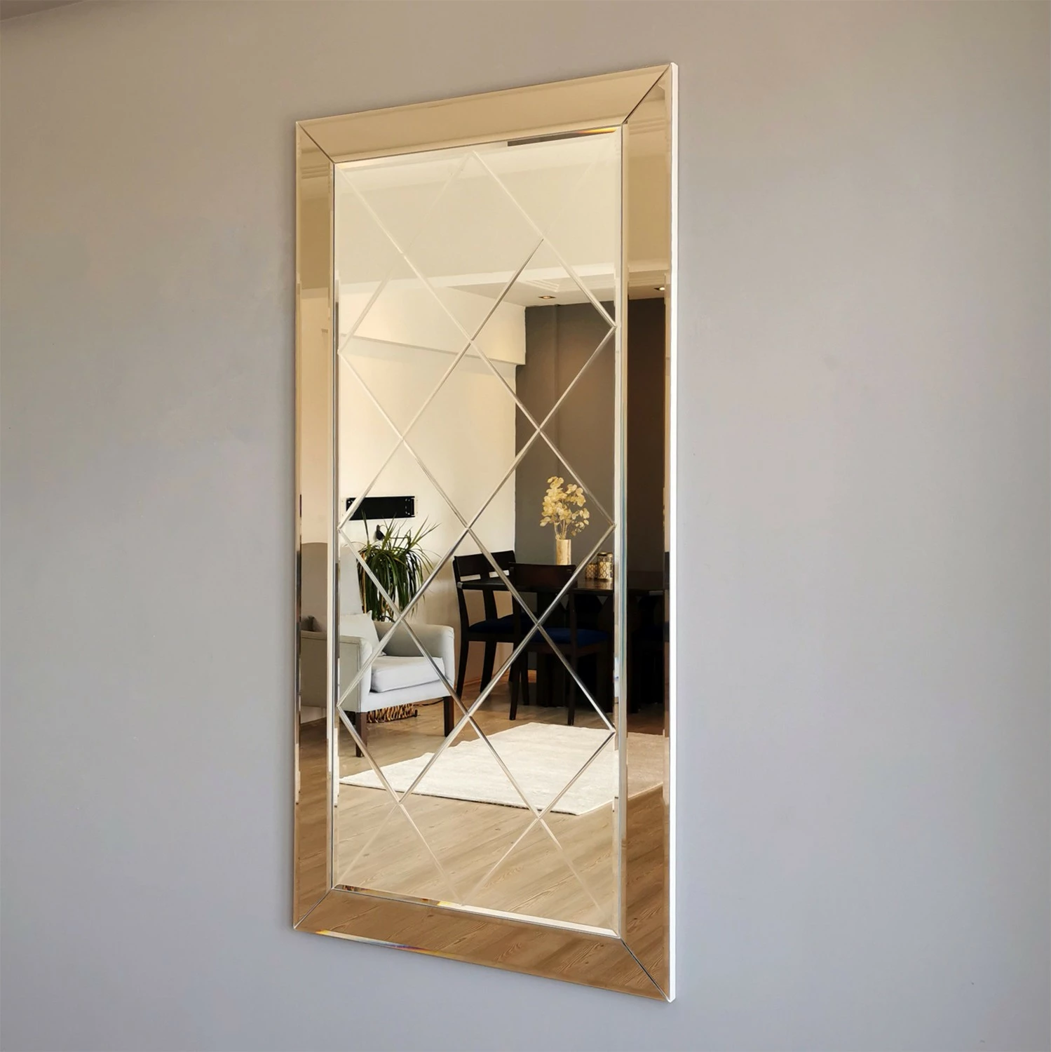 Pasqyrë Hanah Home, bronzie, A330D, 65x130cm