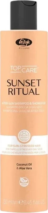 Shampon dhe xhel dushi 2-në-1 Lisap Top Care Sunset Ritual pas diellit, 250ml