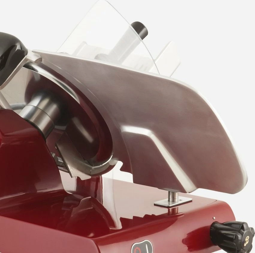 Prerëse elektrike Berkel Red Line RL 300, teh 300 mm, 310 W, trashësi 0-14 mm, e kuqe/argjendtë