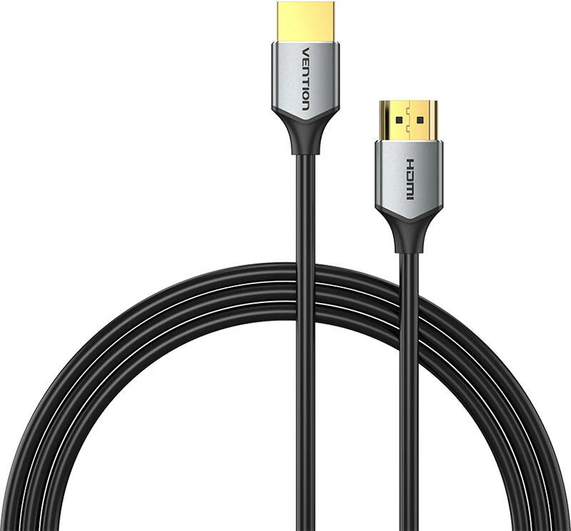 Kabllo HDMI ultra e hollë Vention ALEHI, 3m, 4K 60Hz, Gri