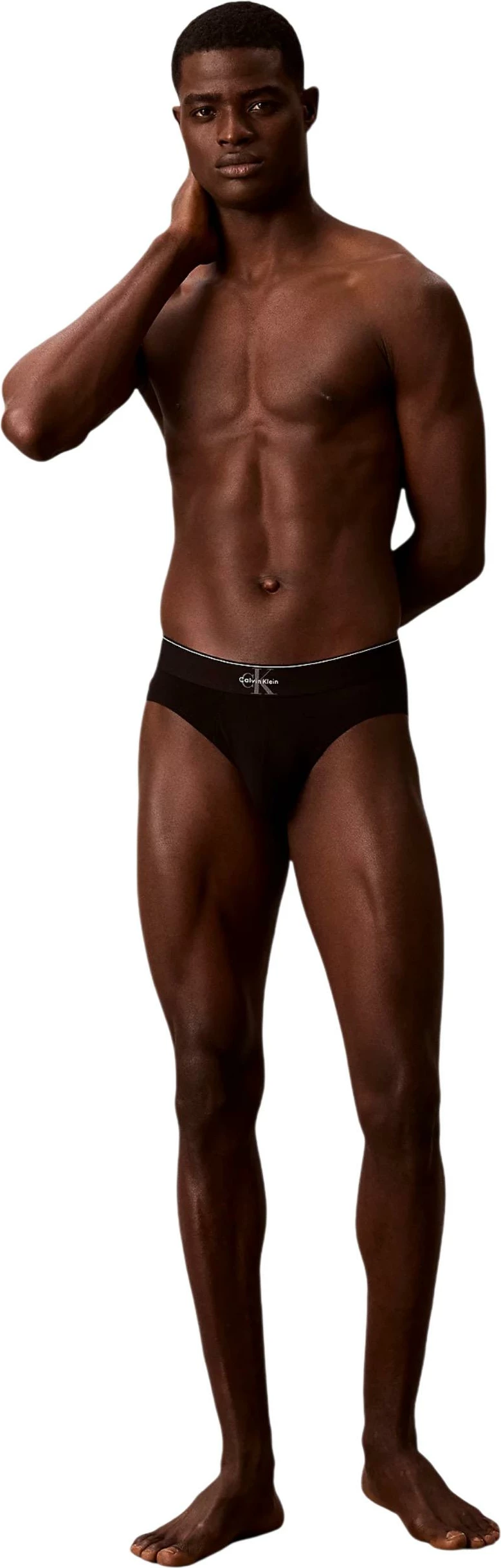 Të brendshme për meshkuj Calvin Klein Underwear Hip Brief 3PK LV00NB4471, të zeza [Madhësia: S]