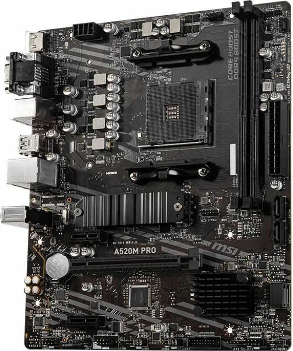 Pllakë amë MSI A520M PRO, Socket AM4, micro ATX