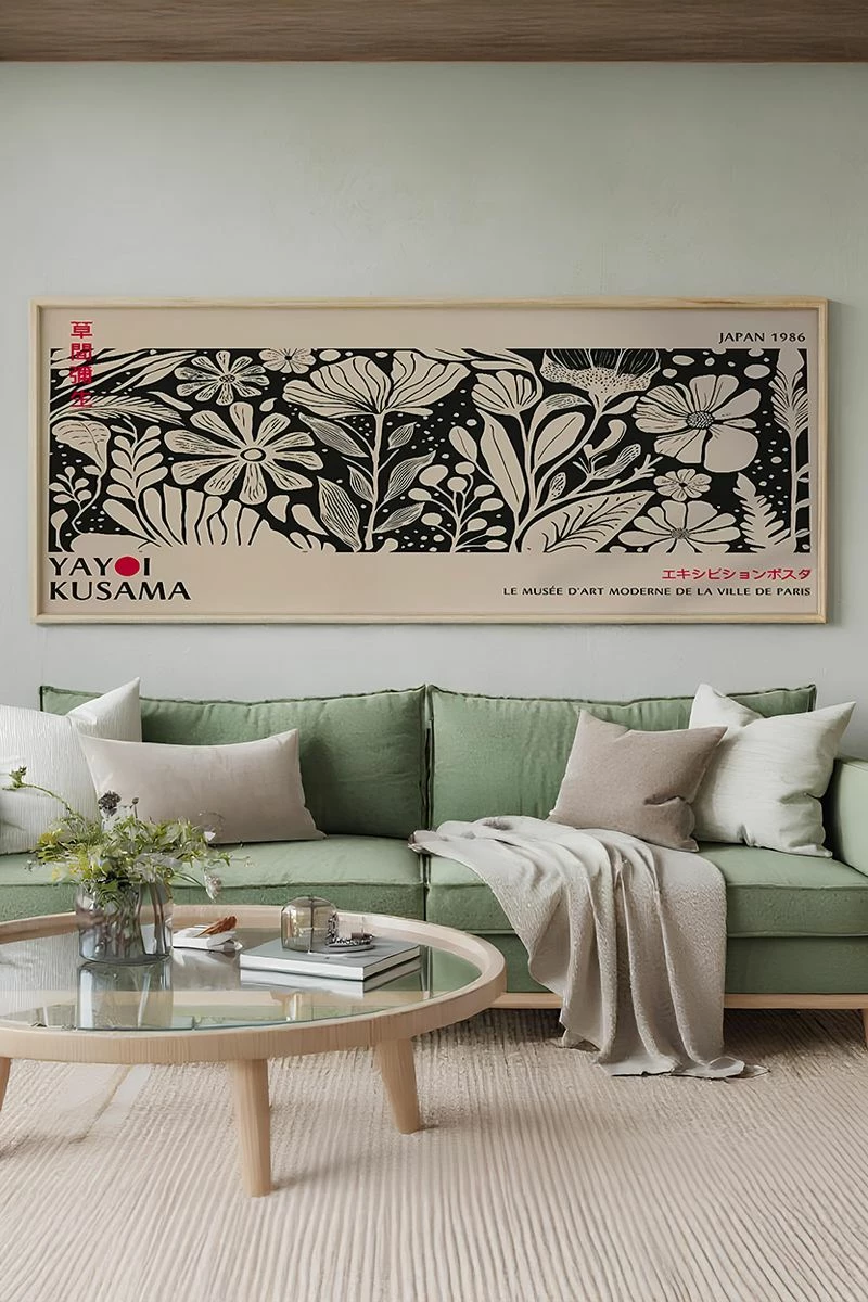 Pikturë dekorative me kornizë, Wallity, Artsmdfyty5-50120, shumëngjyrëshe, 50x120cm