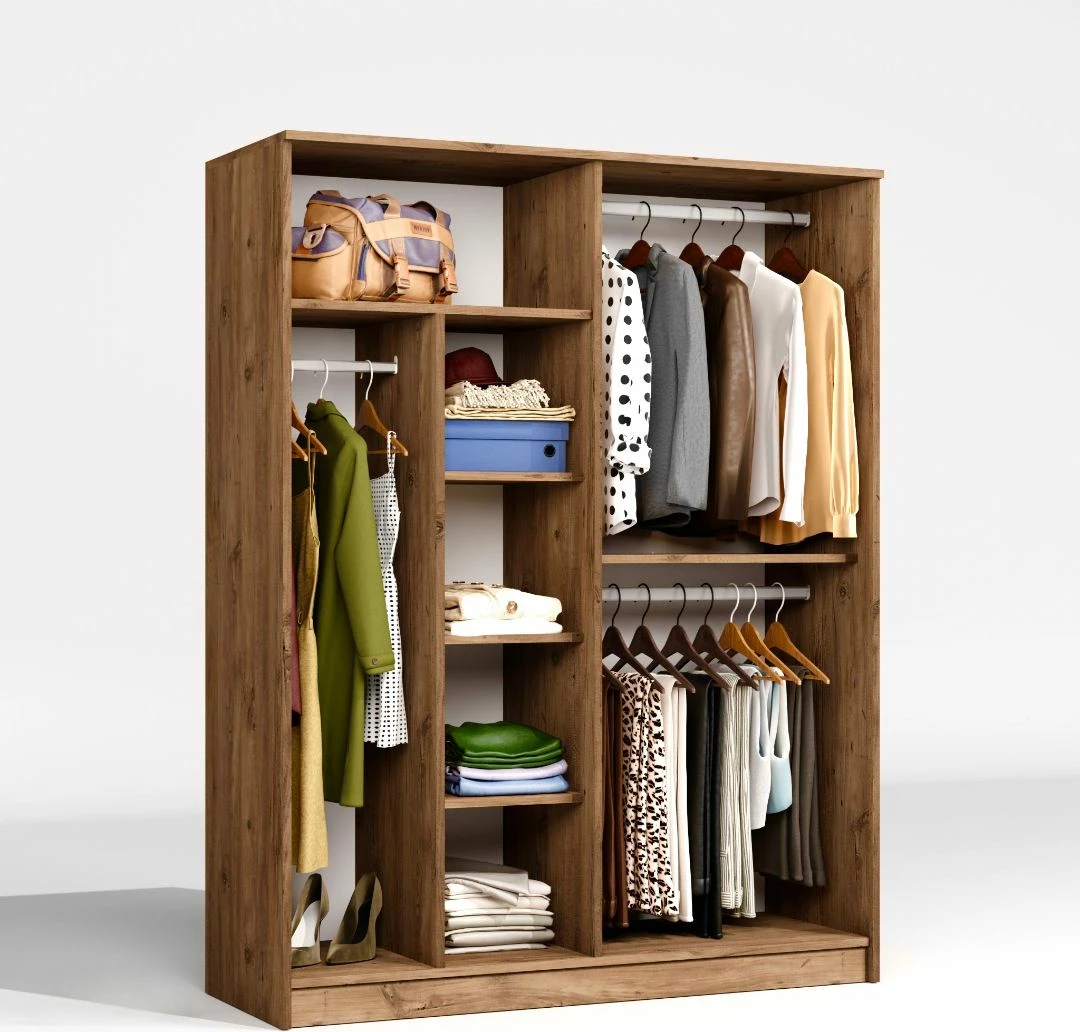 Dollap rrobash Skye Decor, ngjyrë Atlantic Pine, Kardelen 1600-114