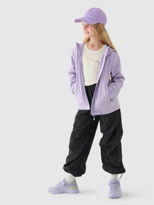Jakne softshell për femra të vogla 4F, e kaltër [Madhësia: 164]