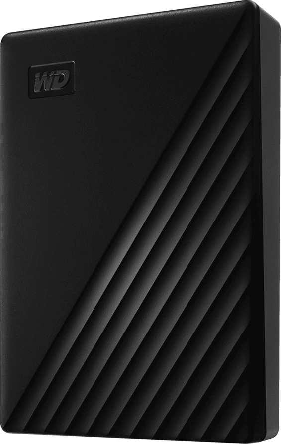 Hard disk i jashtëm Western Digital WD My Passport 5TB USB 3.2, i zi