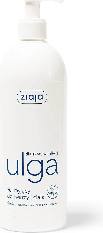 Xhel pastrues për fytyrë dhe trup Ziaja Relief for Sensitive Skin për femra 400ml