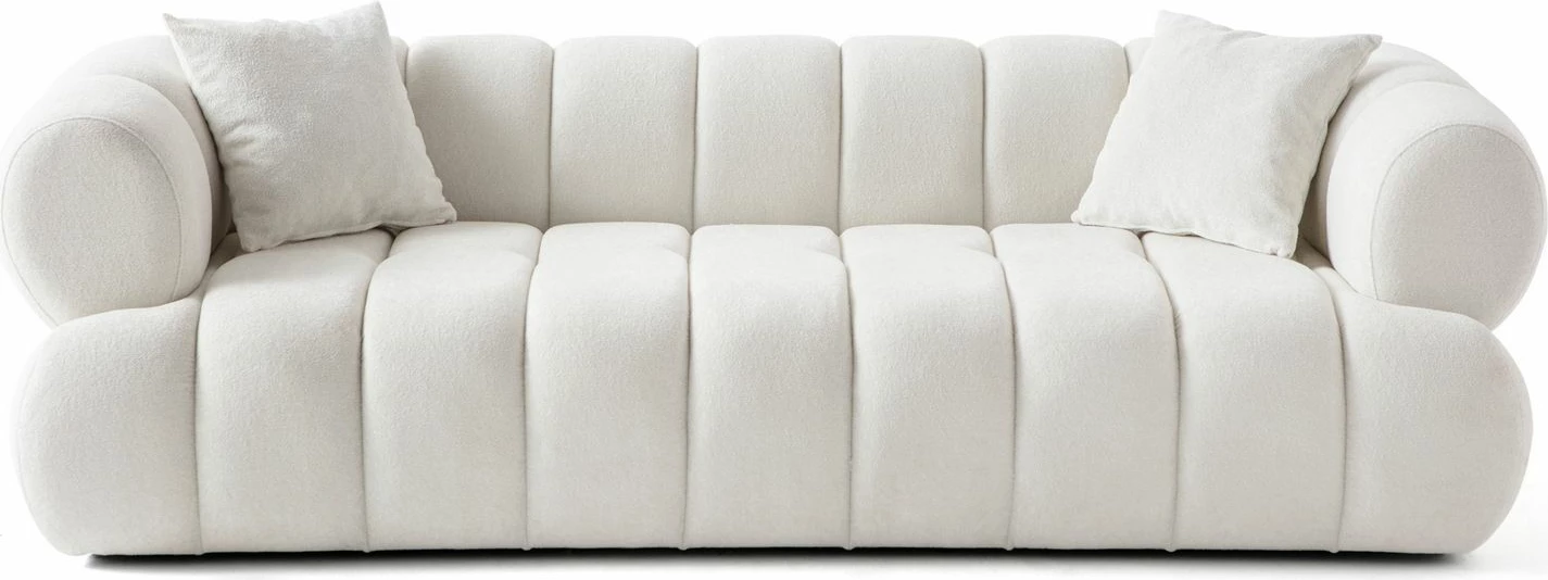 Divan treshe Petra, Atelier del Sofa, i bardhë