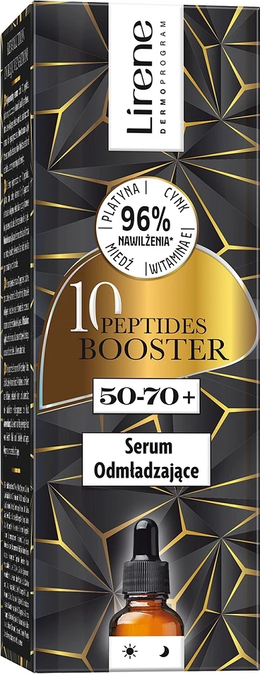 Serum për fytyrë Lirene 10 Peptides Booster Rejuvenating për femra 30ml