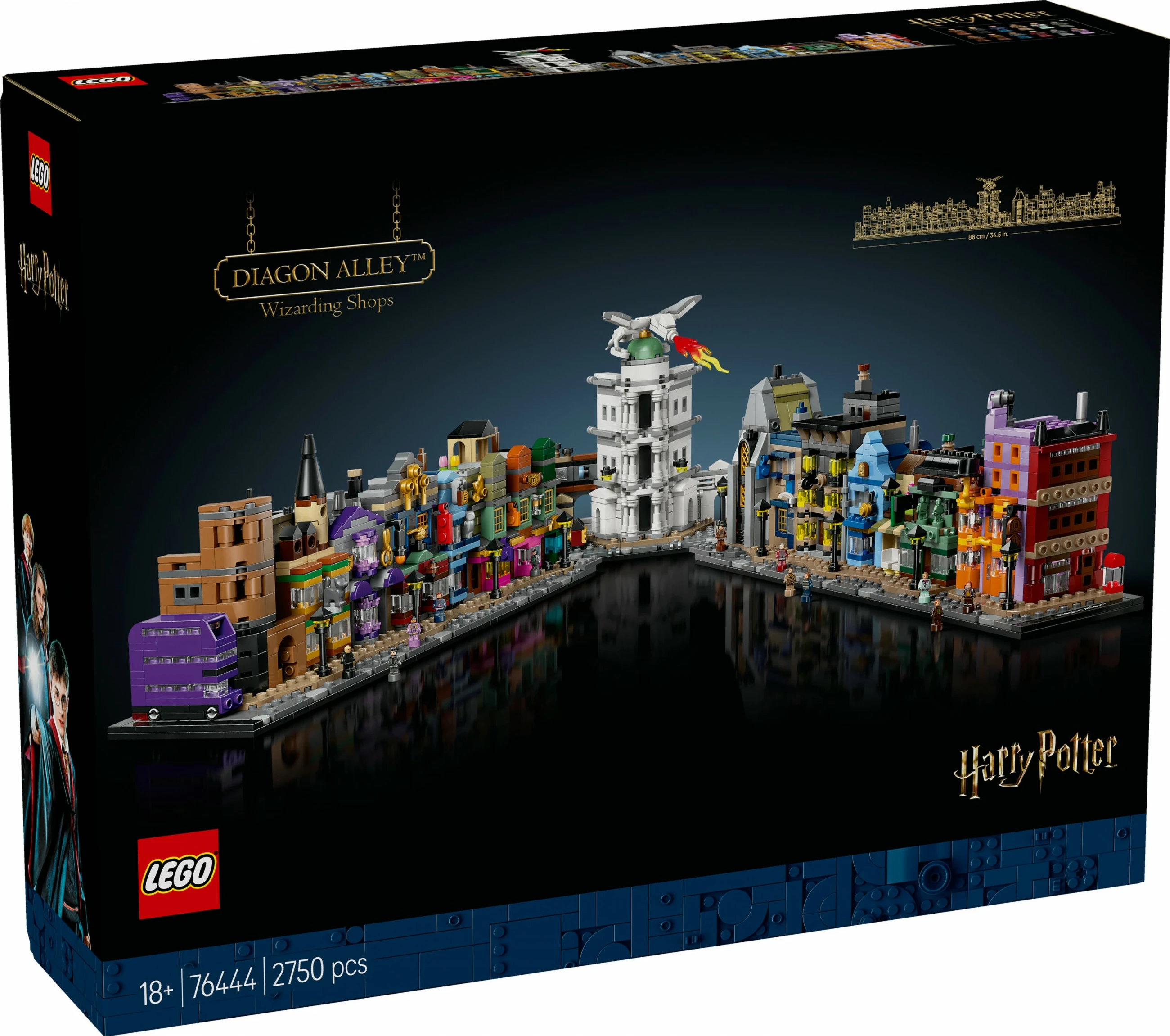 Set ndërtimi LEGO Harry Potter Die Zauberläden der Winkelgasse, shumëngjyrësh