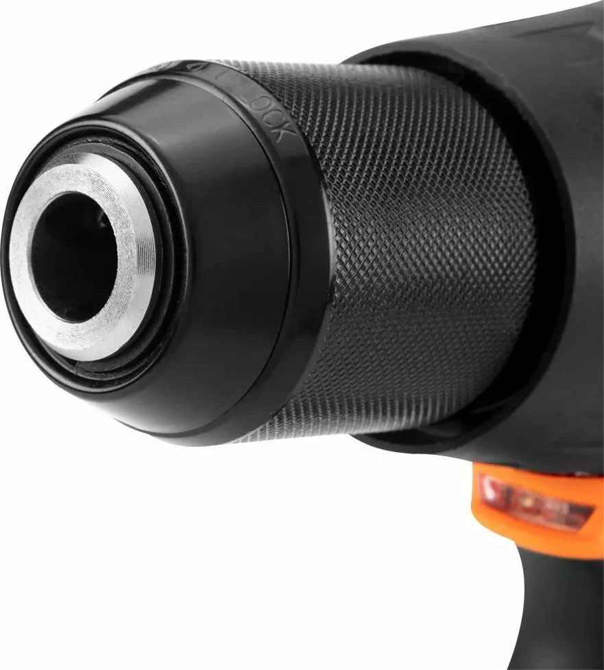 Trapan udaror/vidhosëse me bateri Neo 04-616, 18 V, brushless, 100 Nm, mandrinë 13 mm, pa bateri/pa karikues, portokalli/zi
