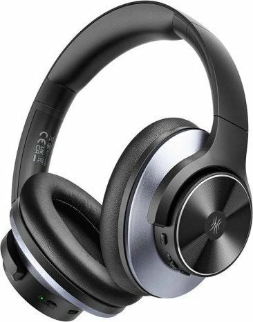 Kufje OneOdio A10 wireless me ANC 45 orë, me mikrofon, të zeza, set me çantë dhe kabllo