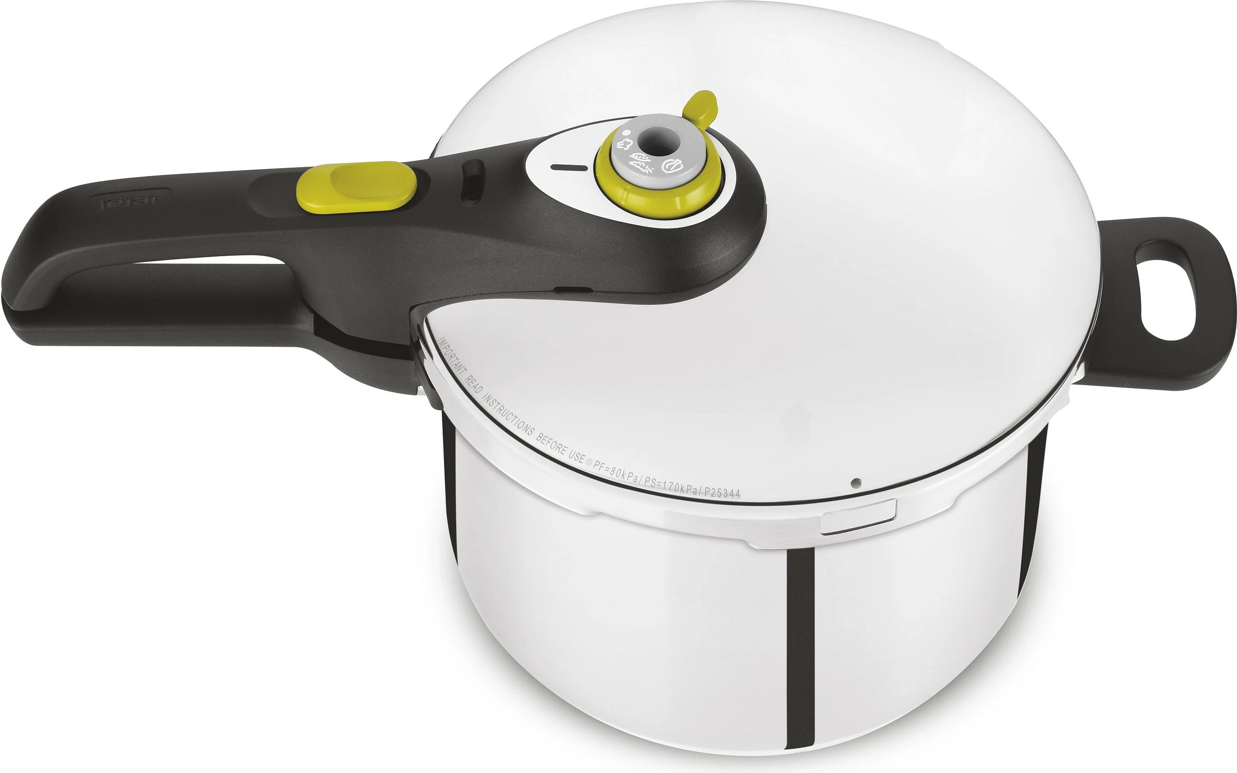 Tenxhere presioni Tefal Secure 5 Neo P2530738, 6L, inox/zezë