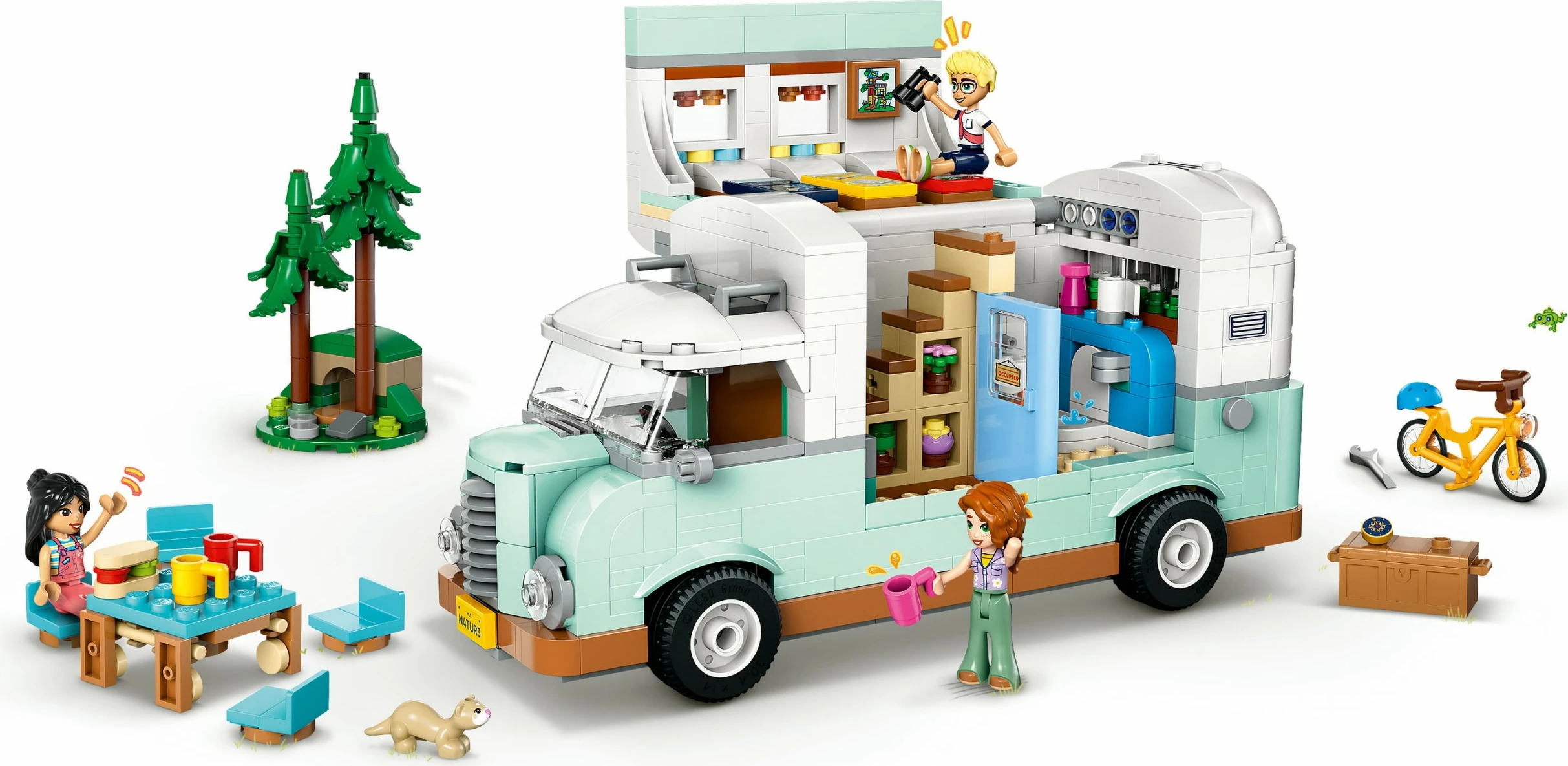 Set ndërtimi LEGO Friends 42663 Wohnmobil, 778 pjesë, multikolor