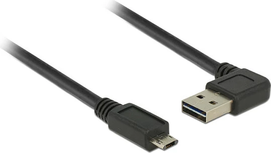 Kabllo USB DeLOCK USB-A në Micro-USB B, 0.5m, USB 2.0, e zezë