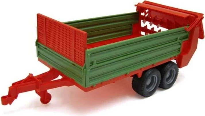 Rimorkio lodër BRUDER BR-02209 për shpërndarje plehu, 1:16, e gjelbër/e kuqe
