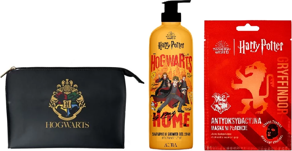 Set për dush dhe fytyrë Harry Potter për djem 500ml + 20ml + çantë kozmetike