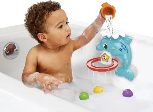 VTech Scoop & Score Dolphin Bath Toy