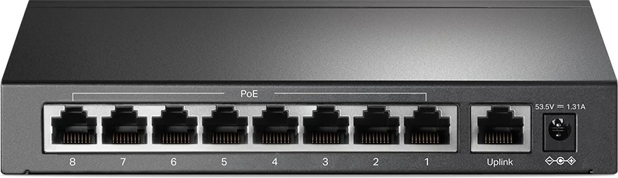 Switch Desktop TP-Link, 10/100Mbps, 8 porte PoE+, i zi
