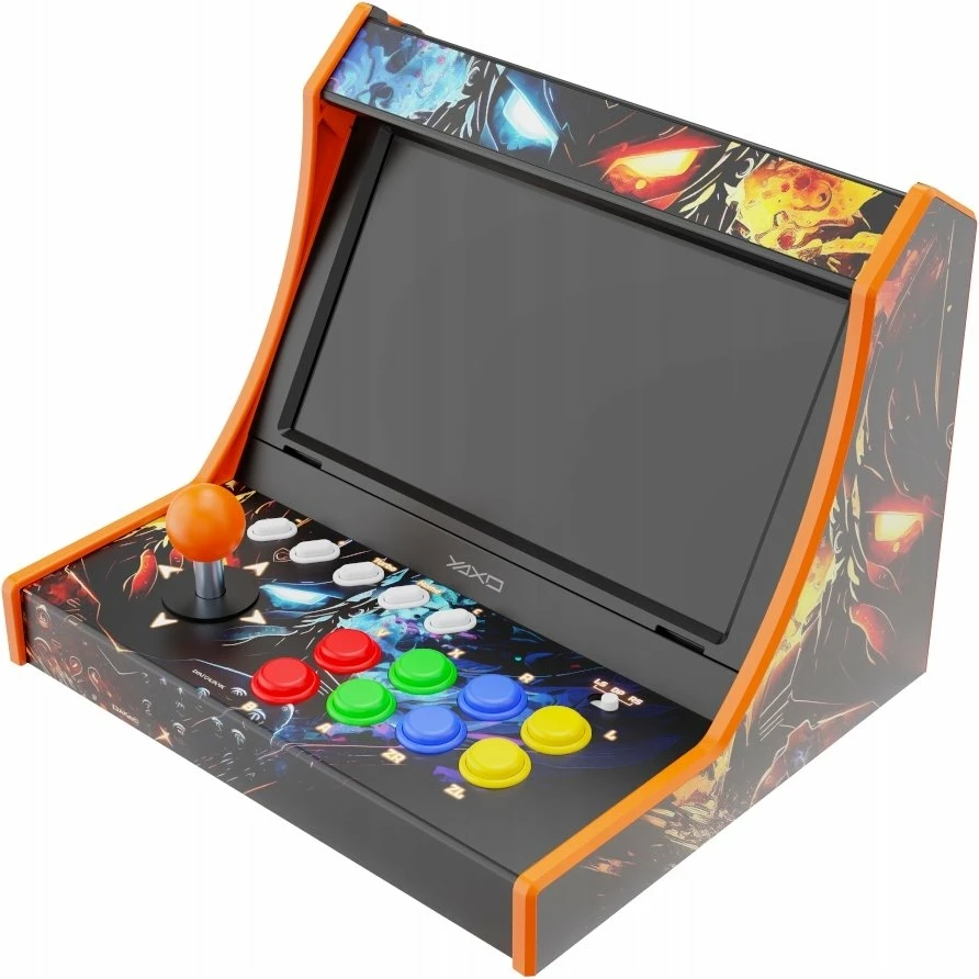 Kontroller arkade Yaxo Arcade Arena për Nintendo Switch/NS2, Turbo, USB-C, 12 slote kartash, i zi