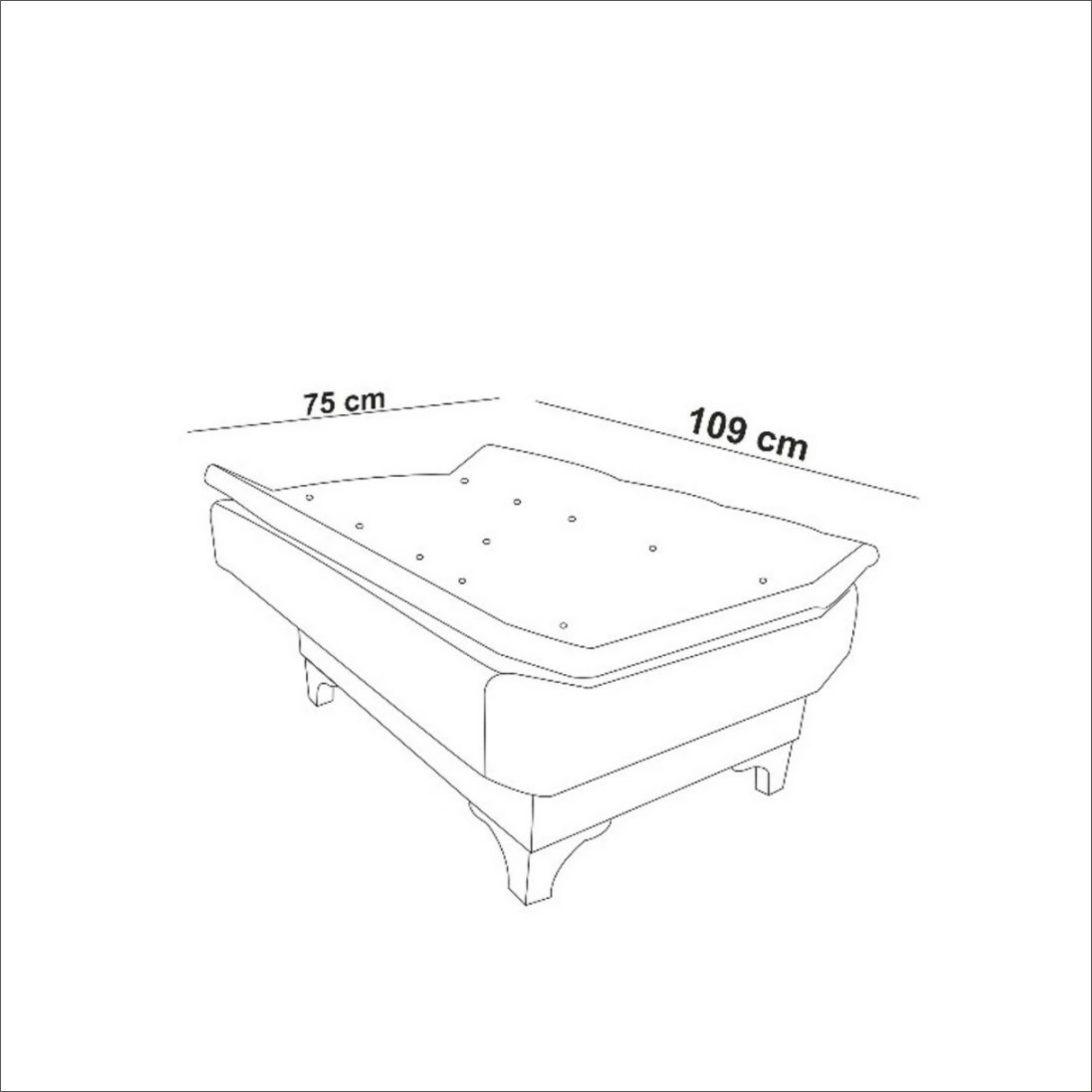 Karrige krahu Atelier del Sofa, Santo, ngjyrë antracit