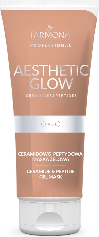 Maskë xheli për fytyrë Farmona Professional Aesthetic Glow Ceramide-Peptide për femra, 200ml