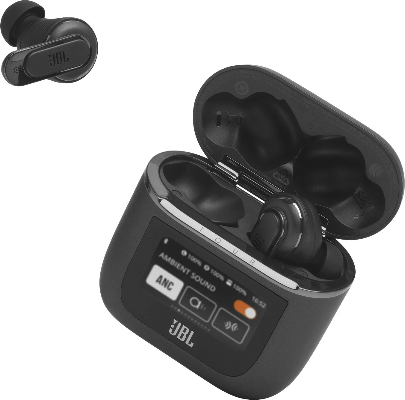 Kufje TWS JBL Tour Pro 2 me ANC, të zeza