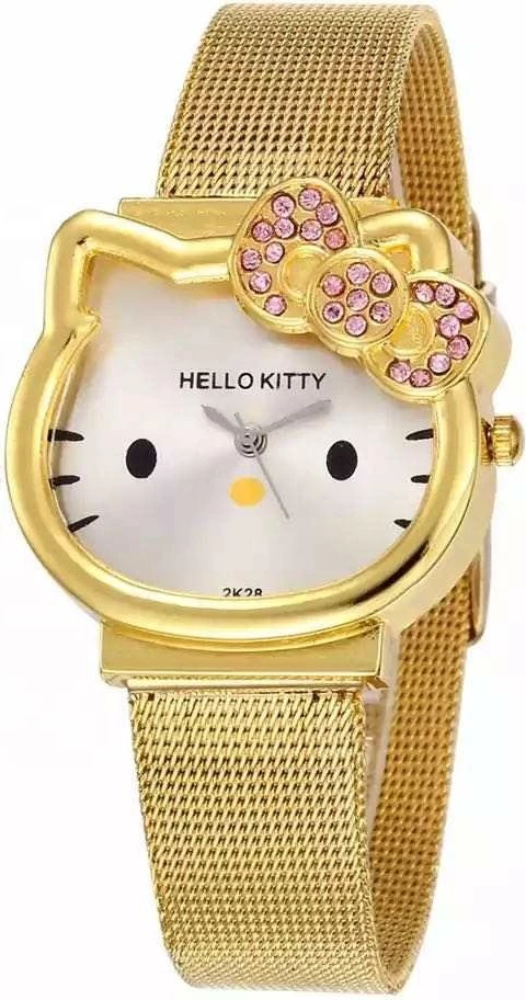 Orë dore për fëmijë Hello Kitty OFHKA, ari
