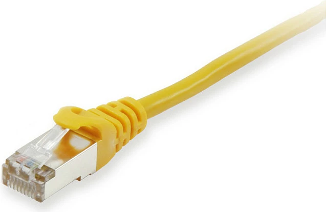 Kabllo Ethernet EQUIP Cat6 S/FTP, 0.5m, RJ-45 në RJ-45, e verdhë
