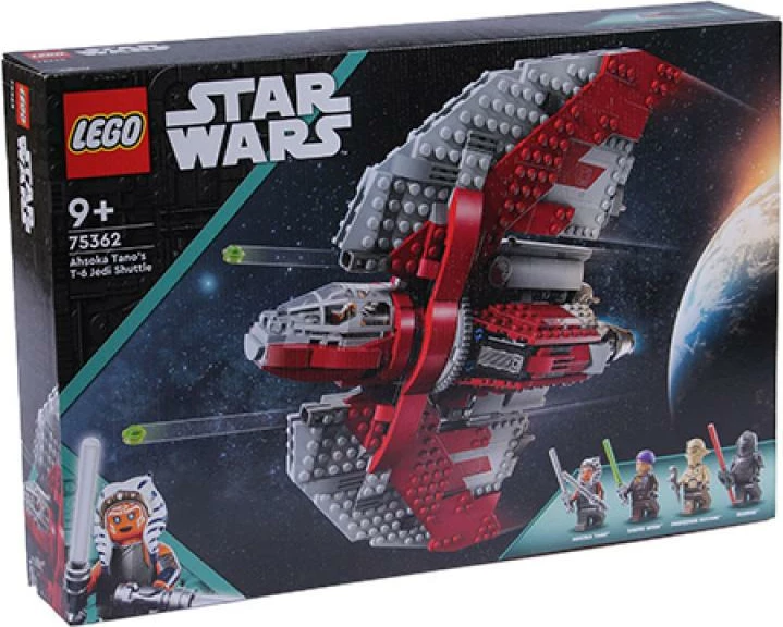 Set LEGO Star Wars Ahsoka Tano T-6 Jedi Shuttle 75362, 9+, me minifigura