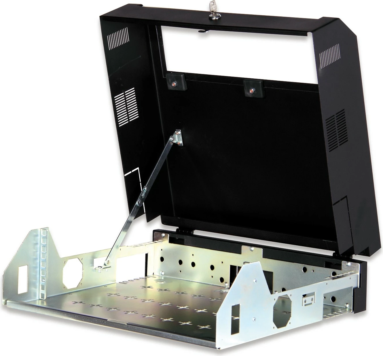 Kasë rrjeti Digitus SOHO 3U 145x500x475mm e zezë