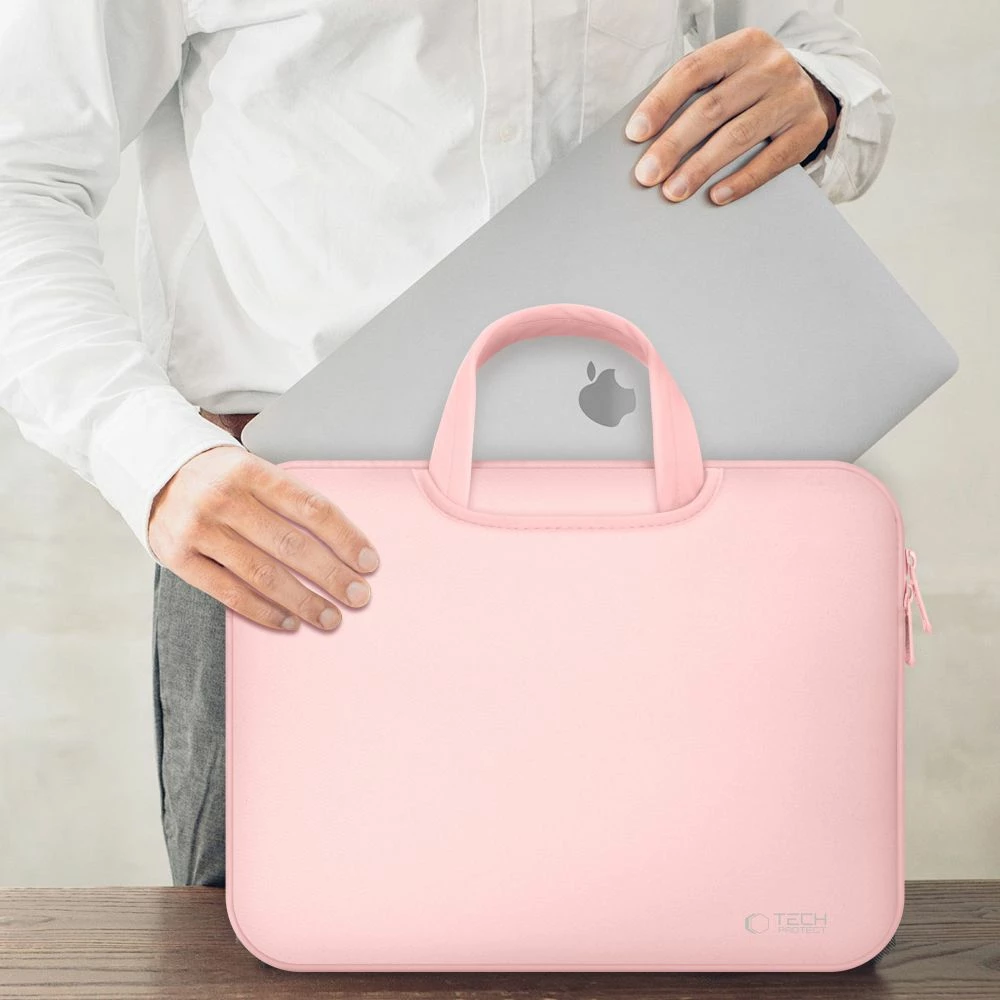 Mbështjellës laptopi Tech-Protect Neoprene 13-14 inç, Rozë