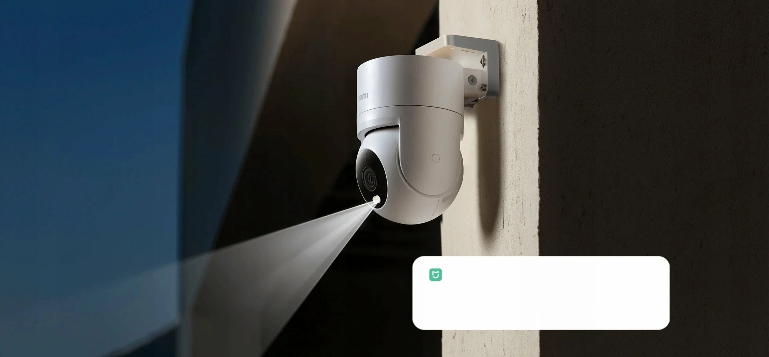 Kamerë IP e jashtme rrotulluese Xiaomi CW300 2.5K 2560x1440, Wi-Fi 2.4GHz + LAN, IP66, microSD deri 256GB, bardhë/zi, set me montim 3
