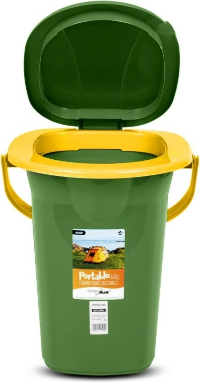 Tualet portativ GreenBlue GB320GO, i gjelbër-portokalli