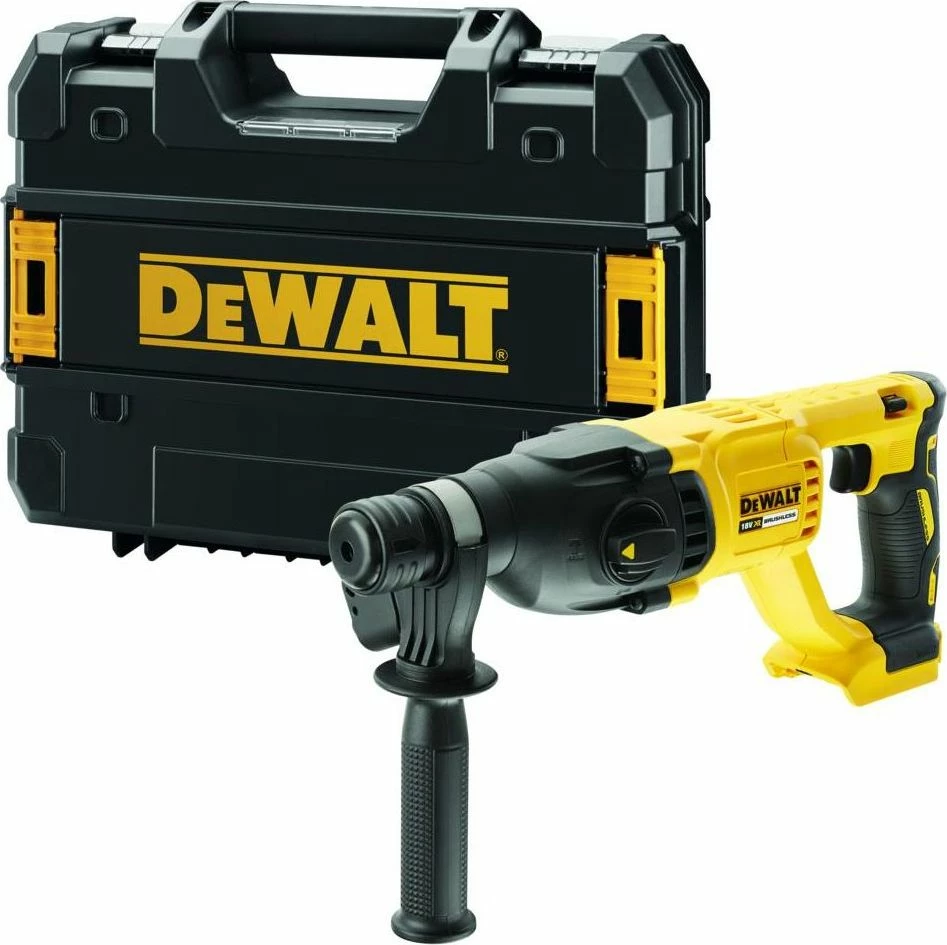 Burgji çekiç rrotullues DeWalt DCH133NT 18 V SDS-Plus, me kuti, pa bateri/karikues, e verdhë/zezë