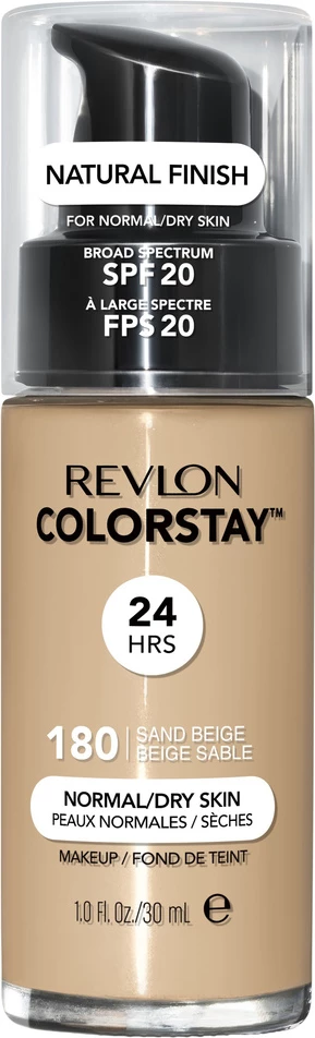 Fondatinë Revlon ColorStay Makeup për lëkurë normale dhe të thatë SPF20 180 Sand Beige 30ml