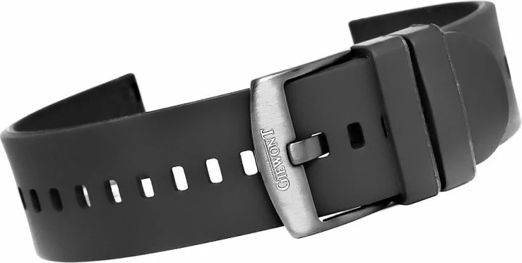 Rrip silikoni për orë të mençur Giewont, i zi