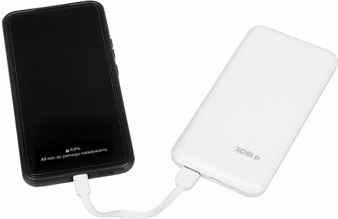 Power bank iBox PB10 10000 mAh, e bardhë